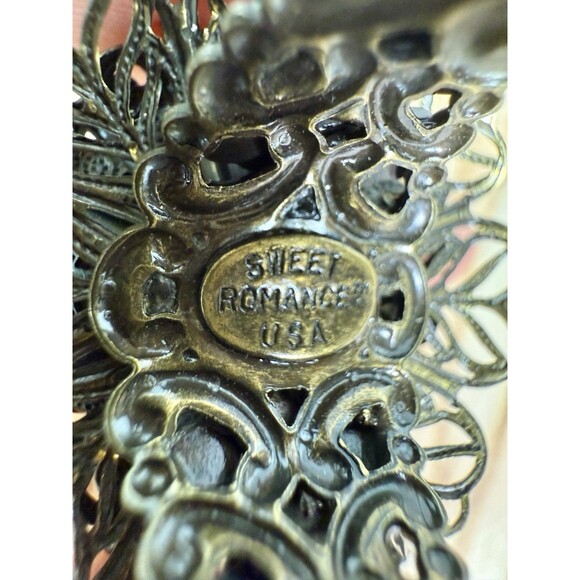 Sweet Romance USA Faux Mabe Victorian Revival 9-Strand Bracelet & Ring Set - Picture 13 of 16